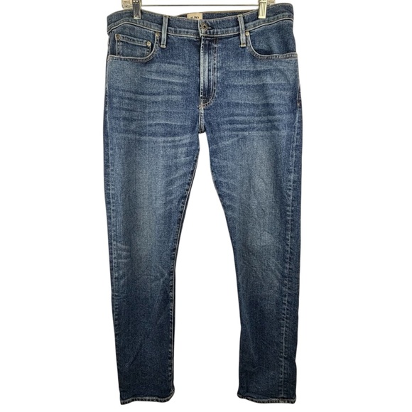 Flint and Tinder Men's Slim Fit Blue Denim Jeans Size 33X30 Casual Comfort - Picture 2 of 11